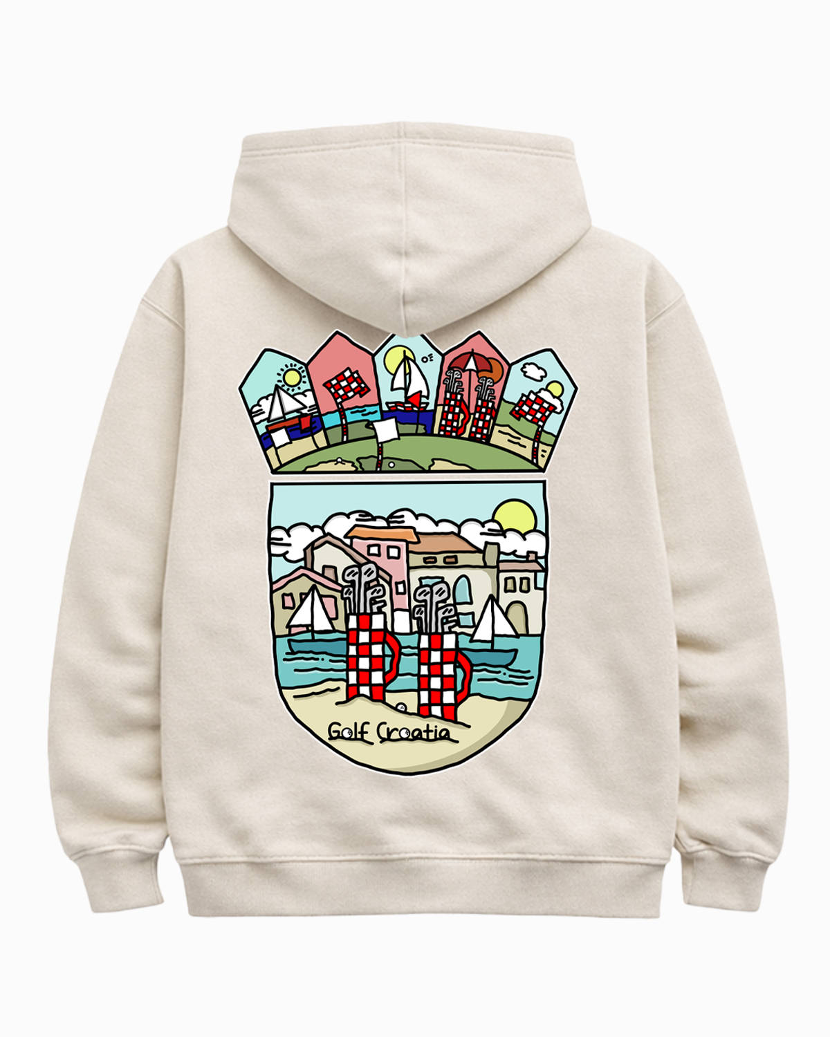 Golf Croatia Hoodie