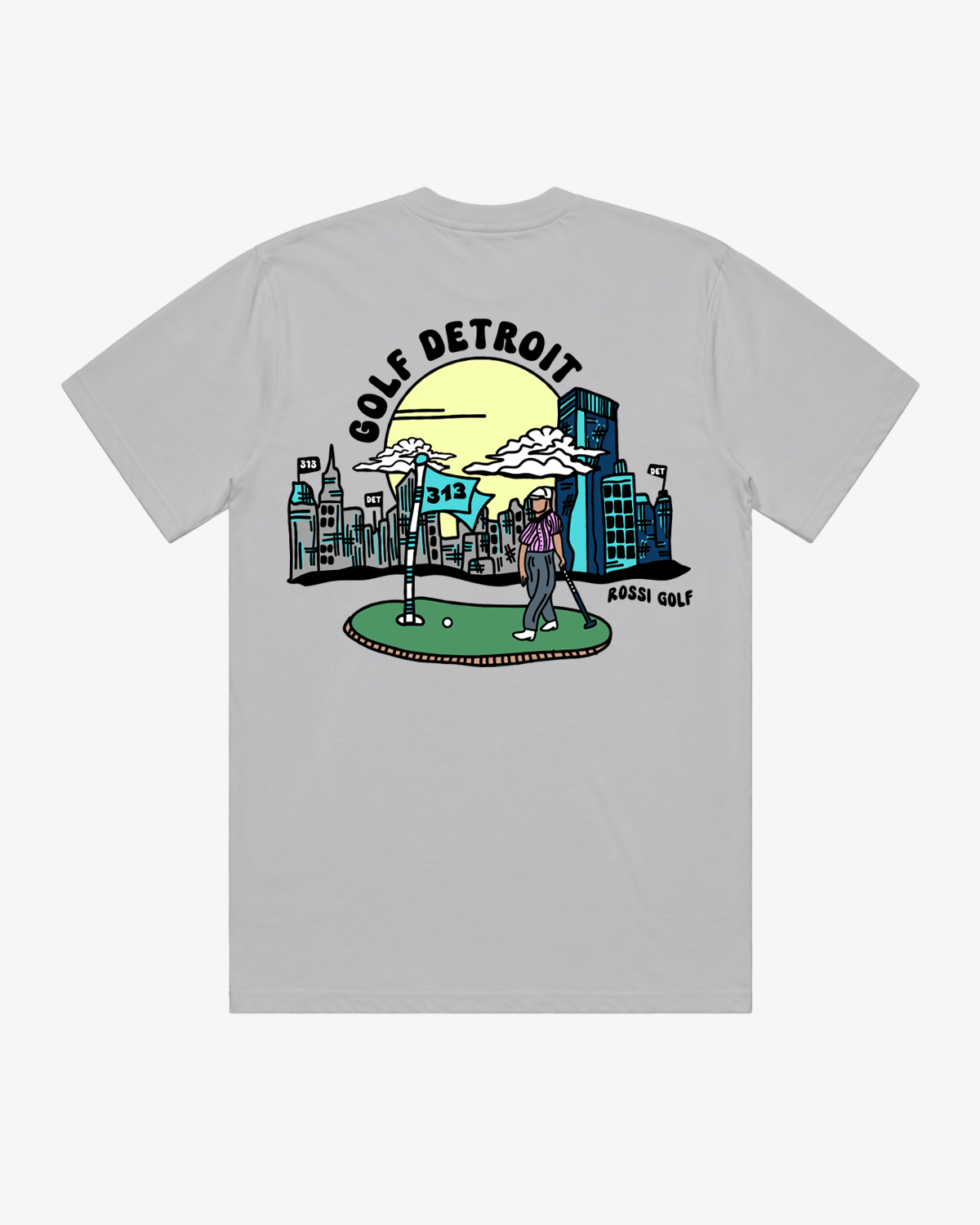 Detroit Skyline Tee