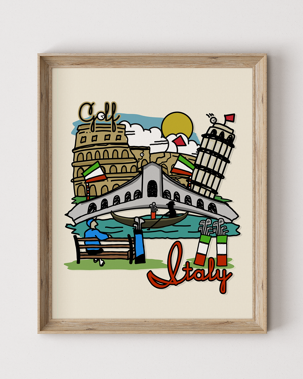 Golf Italy poster