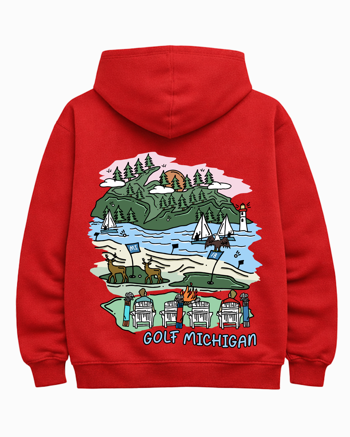 Golf Michigan Hoodie