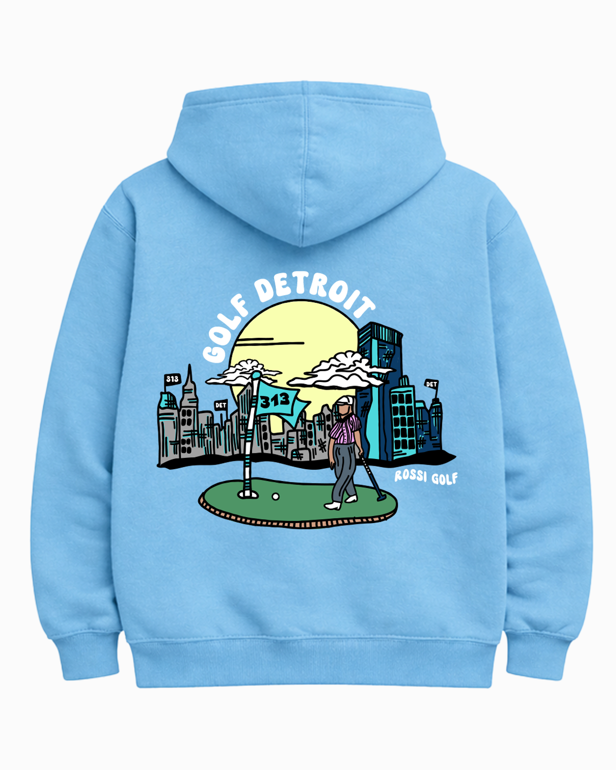 Detroit Skyline Hoodie