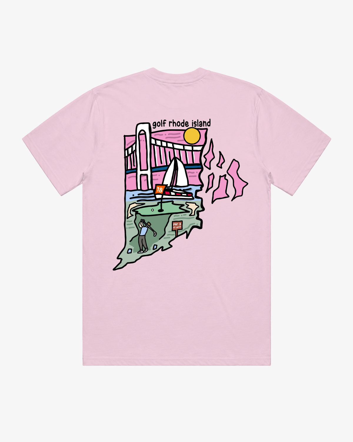Golf Rhode Island T-shirt