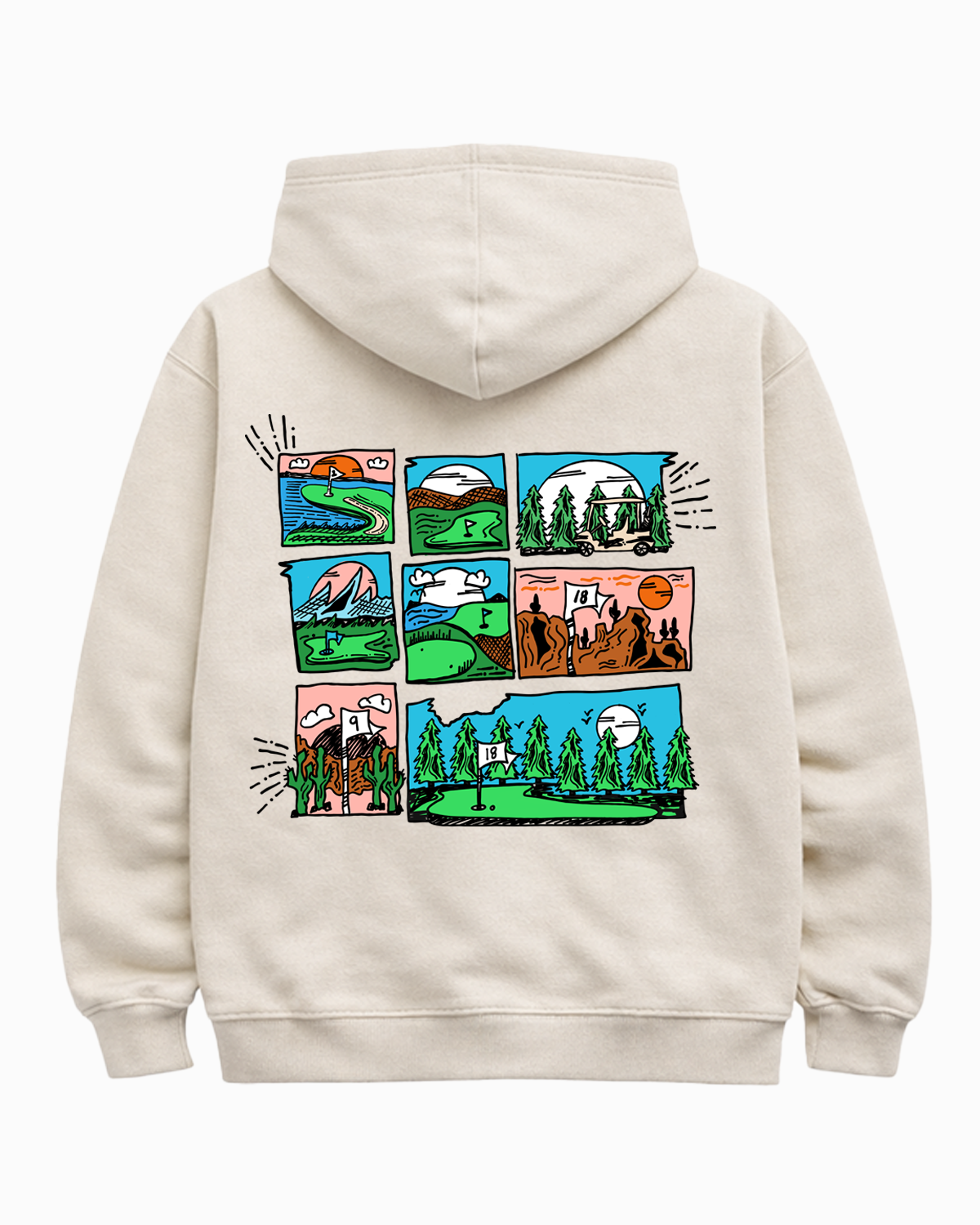 Golf Scenery Hoodie