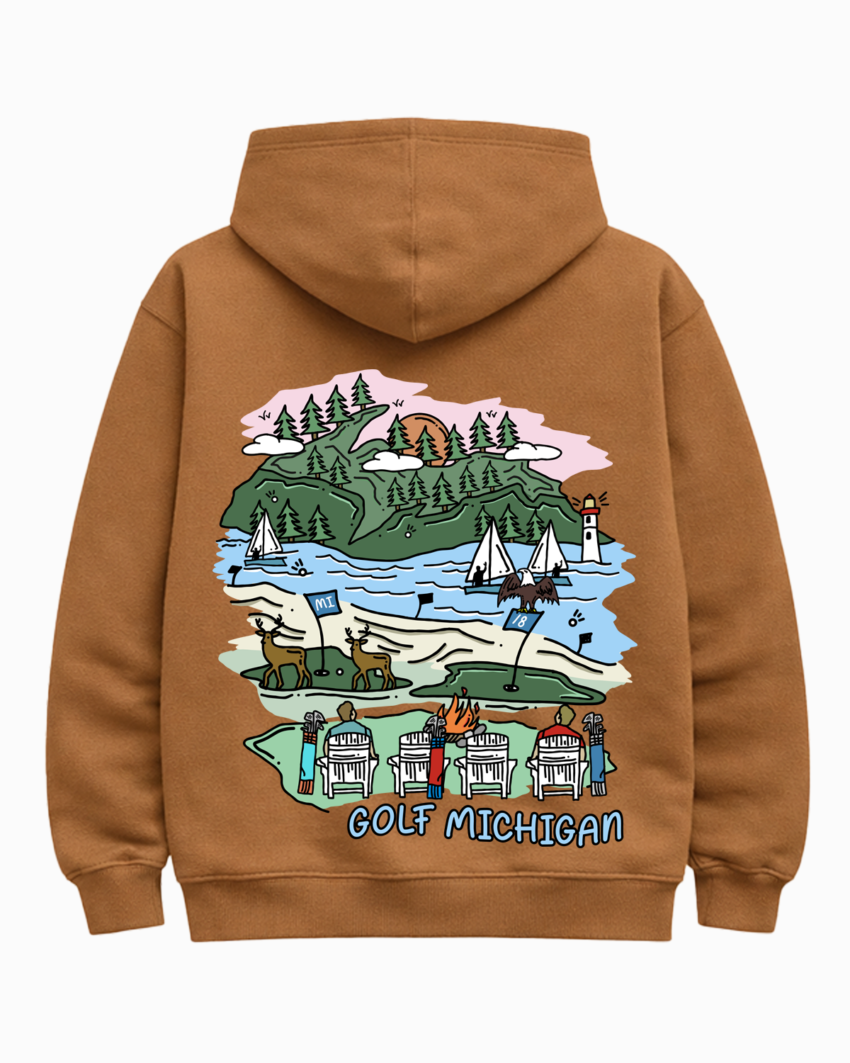 Golf Michigan Hoodie