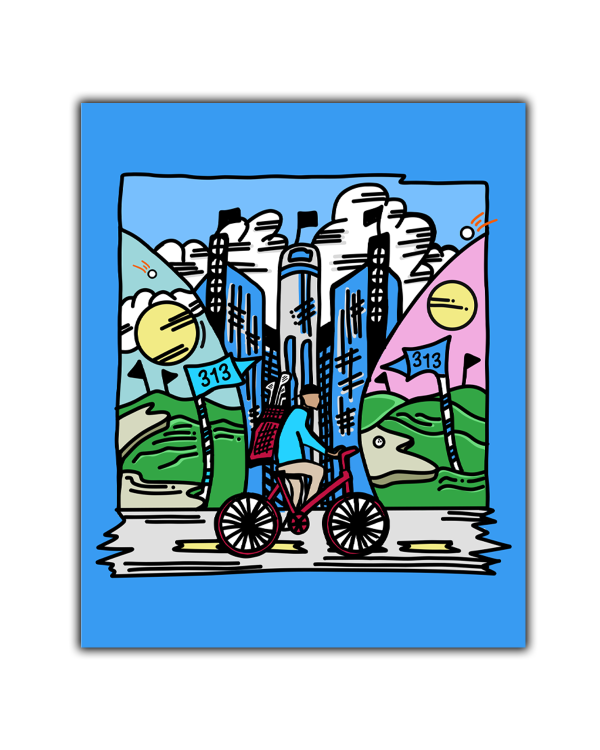 Golf Detroit Poster #2