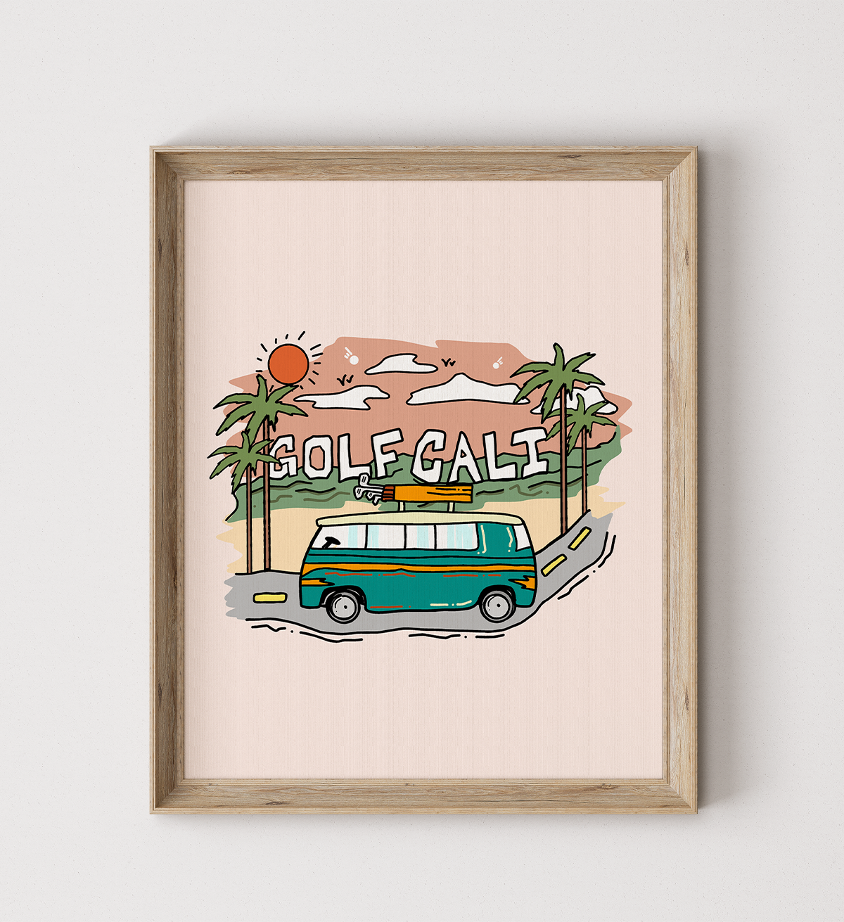 Golf California Poster