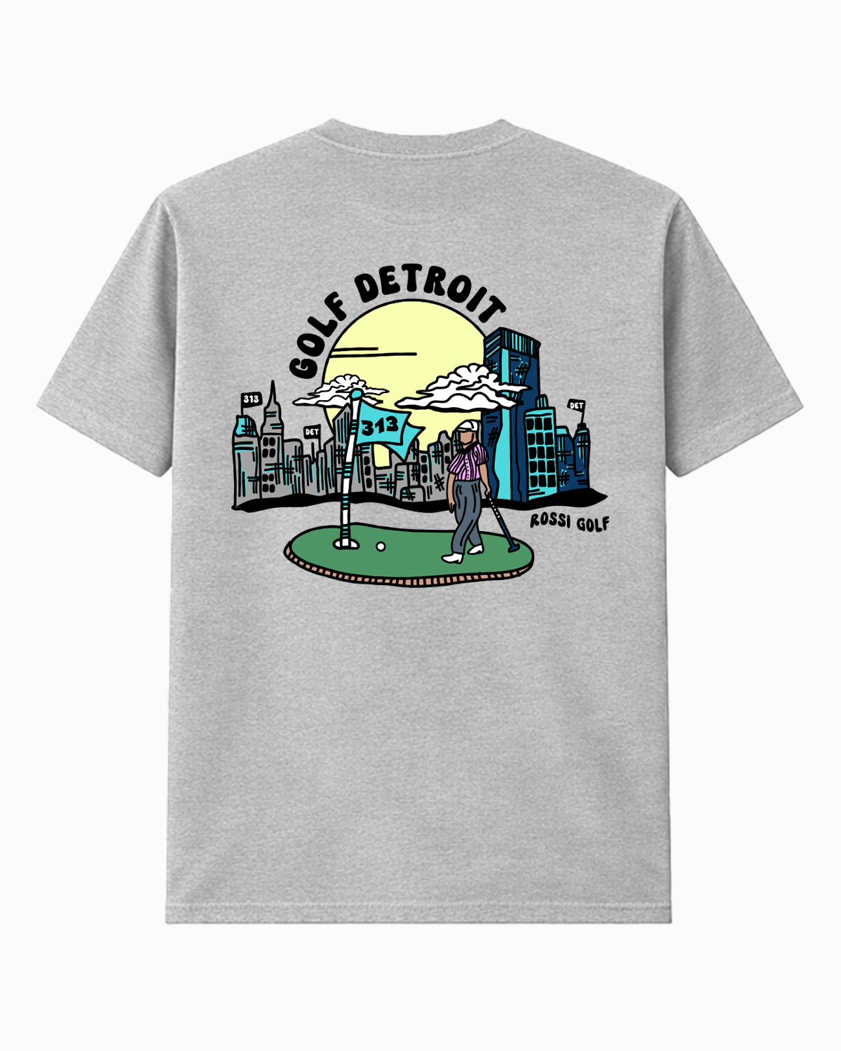 Detroit Skyline Tee