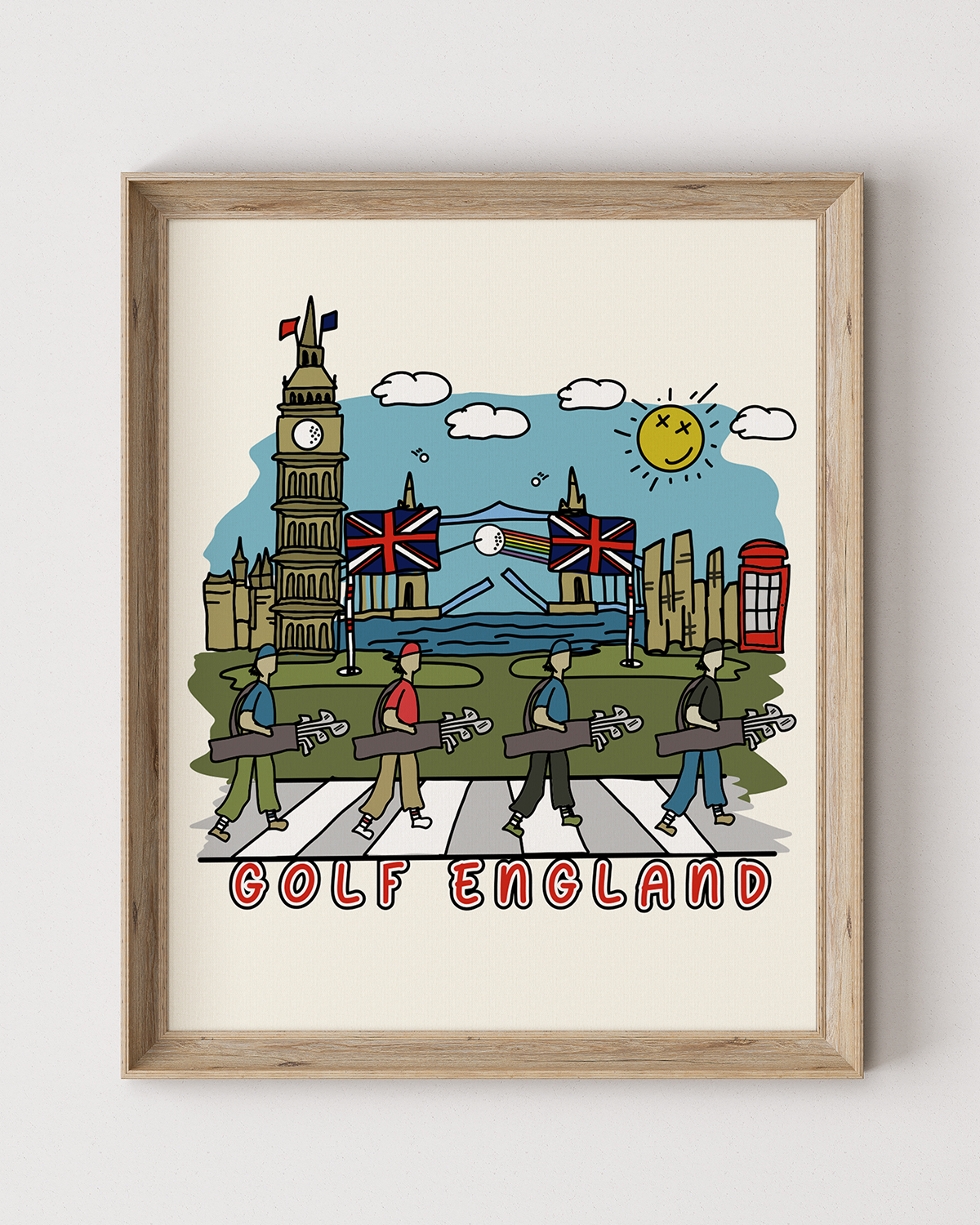 Golf England poster