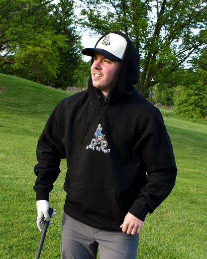 Golf Detroit Black Hoodie