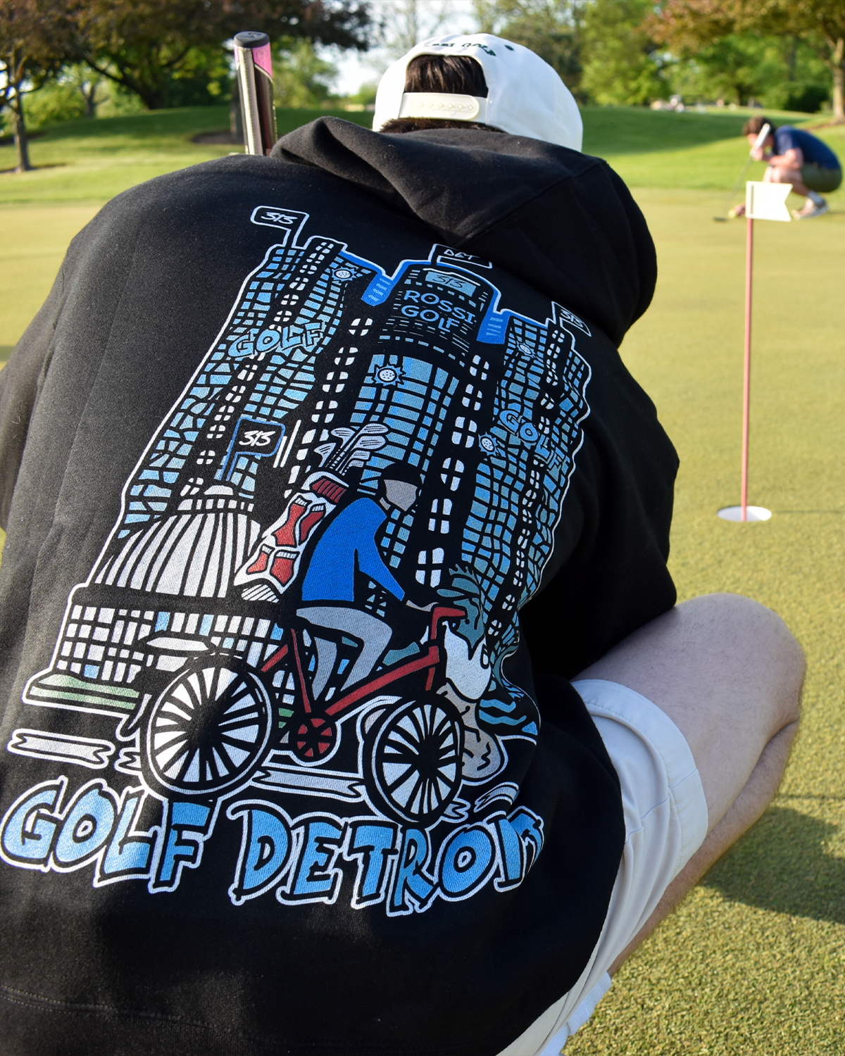 Golf Detroit Black Hoodie