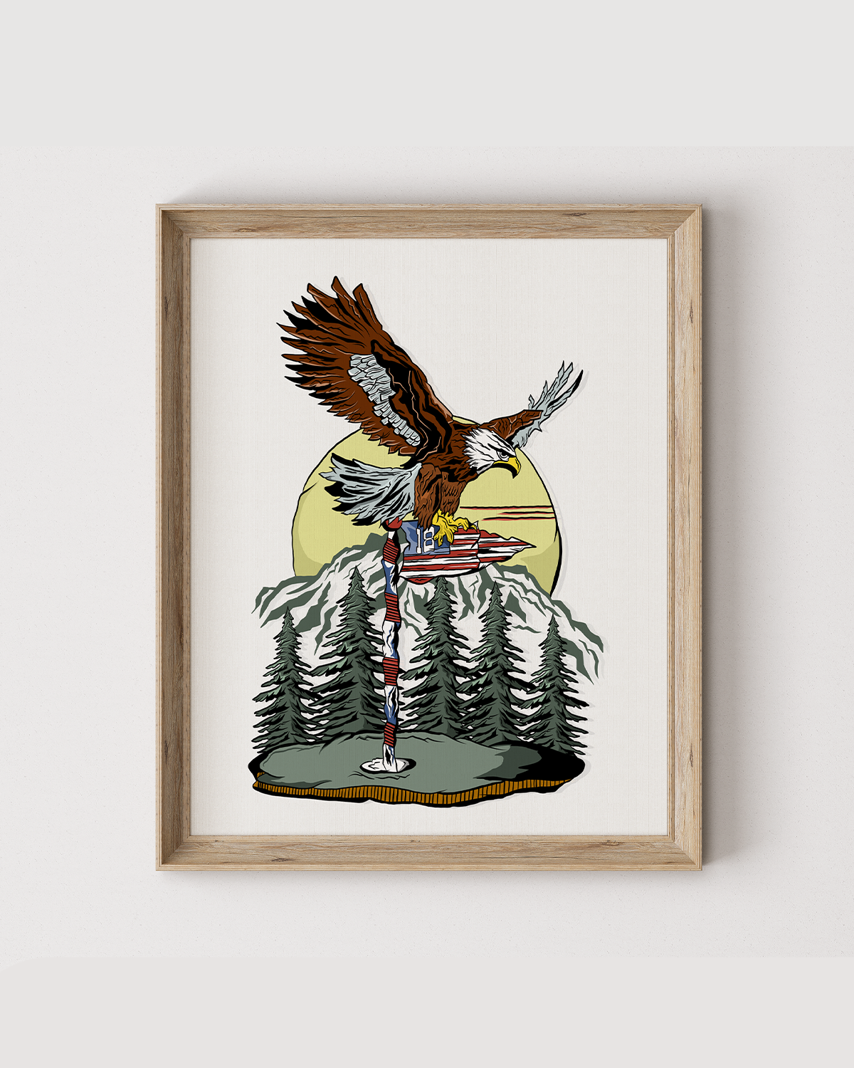 Eagle's Landing Poster