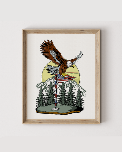 Eagle's Landing Poster