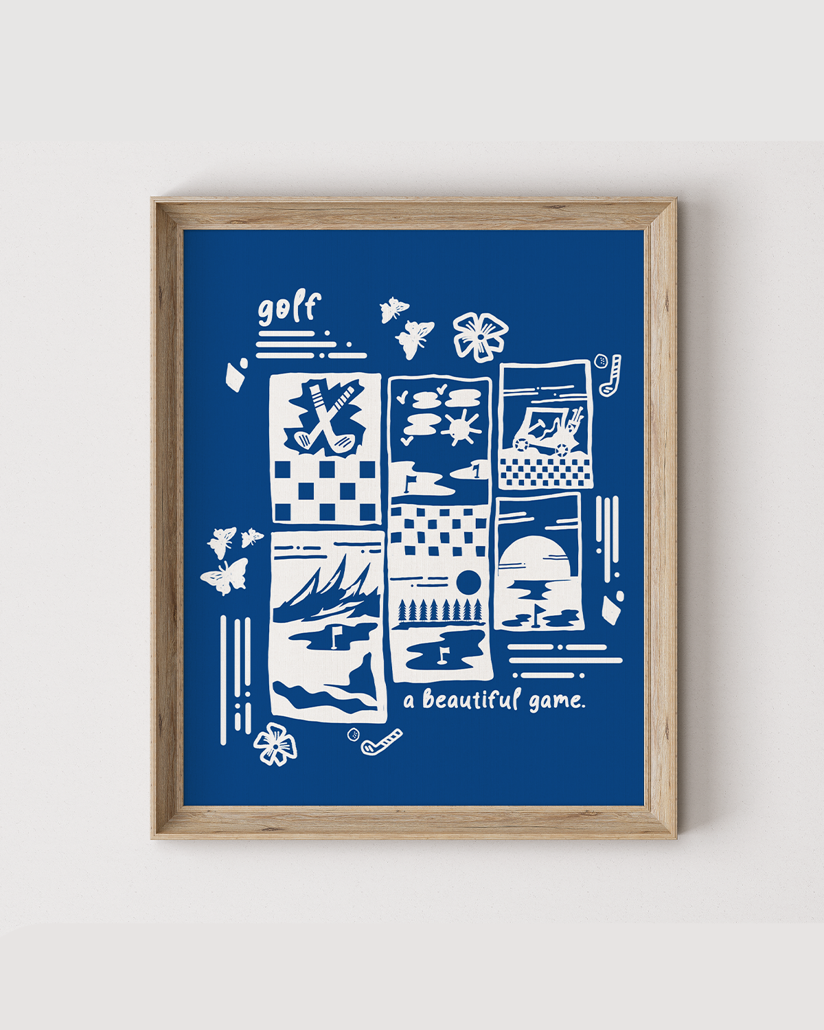 Golf Is Beautiful Poster