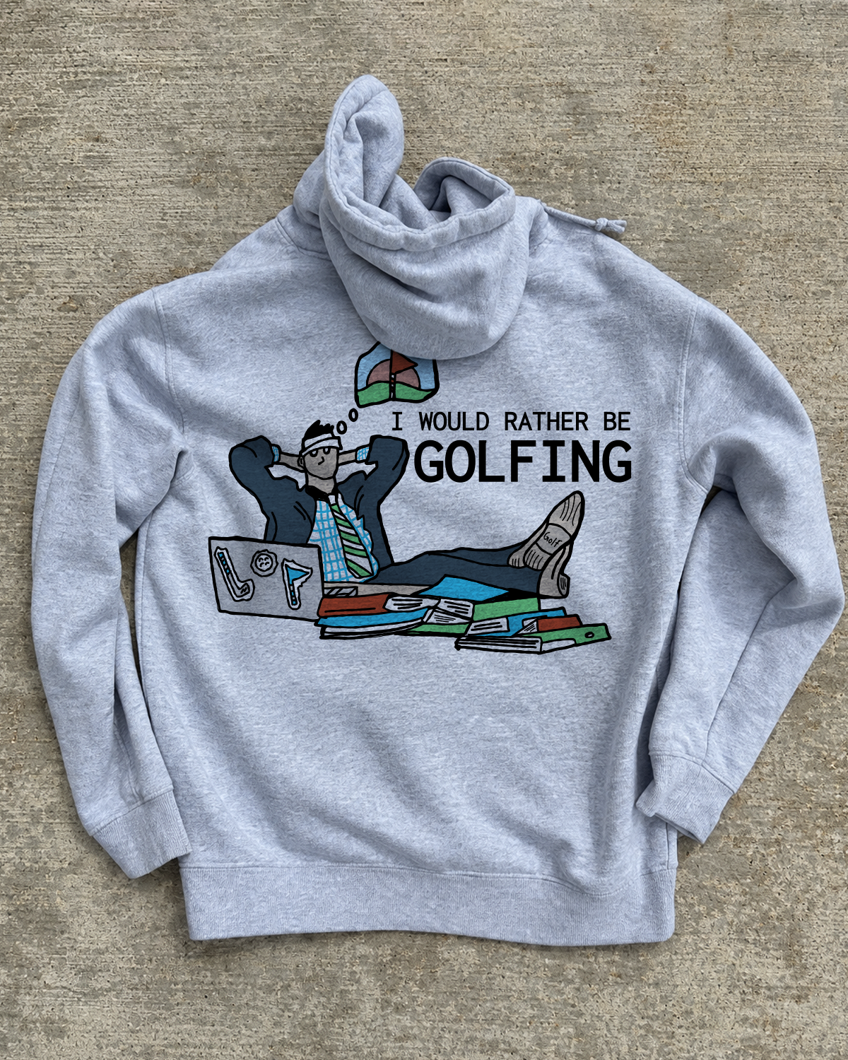 I would rather be golfing Hoodie