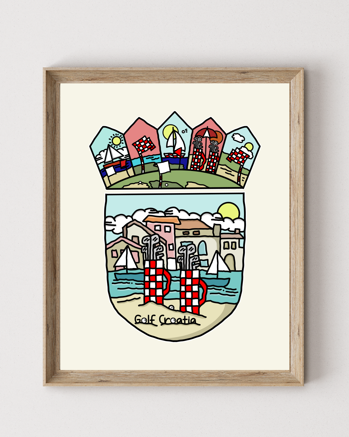 Golf Croatia poster