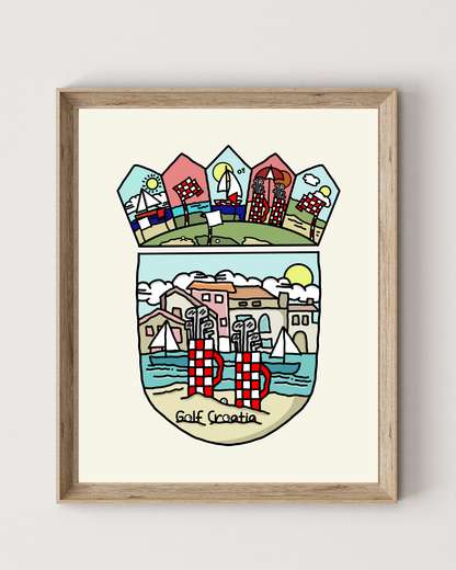 Golf Croatia poster