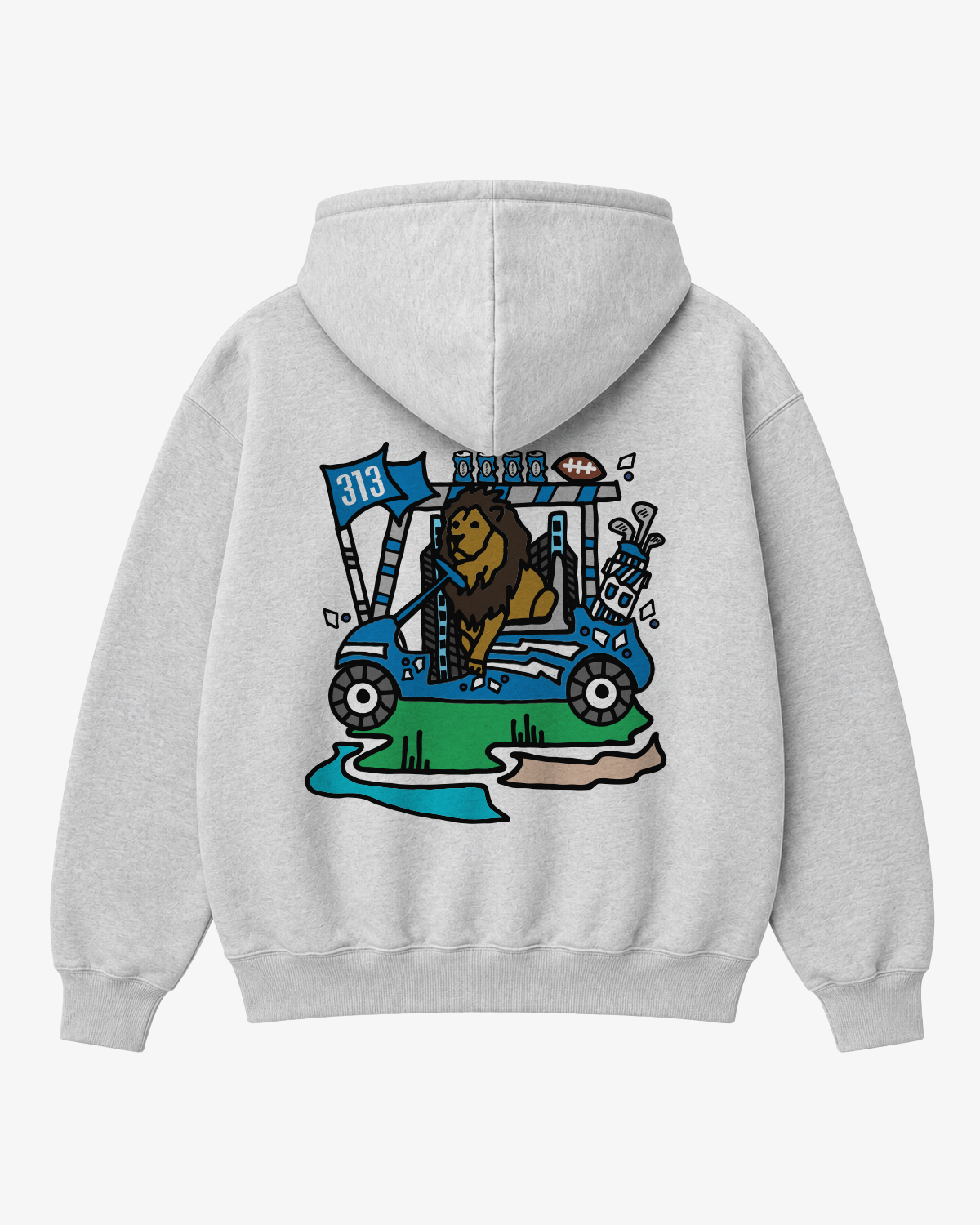 Detroit Football X Golf Hoodie