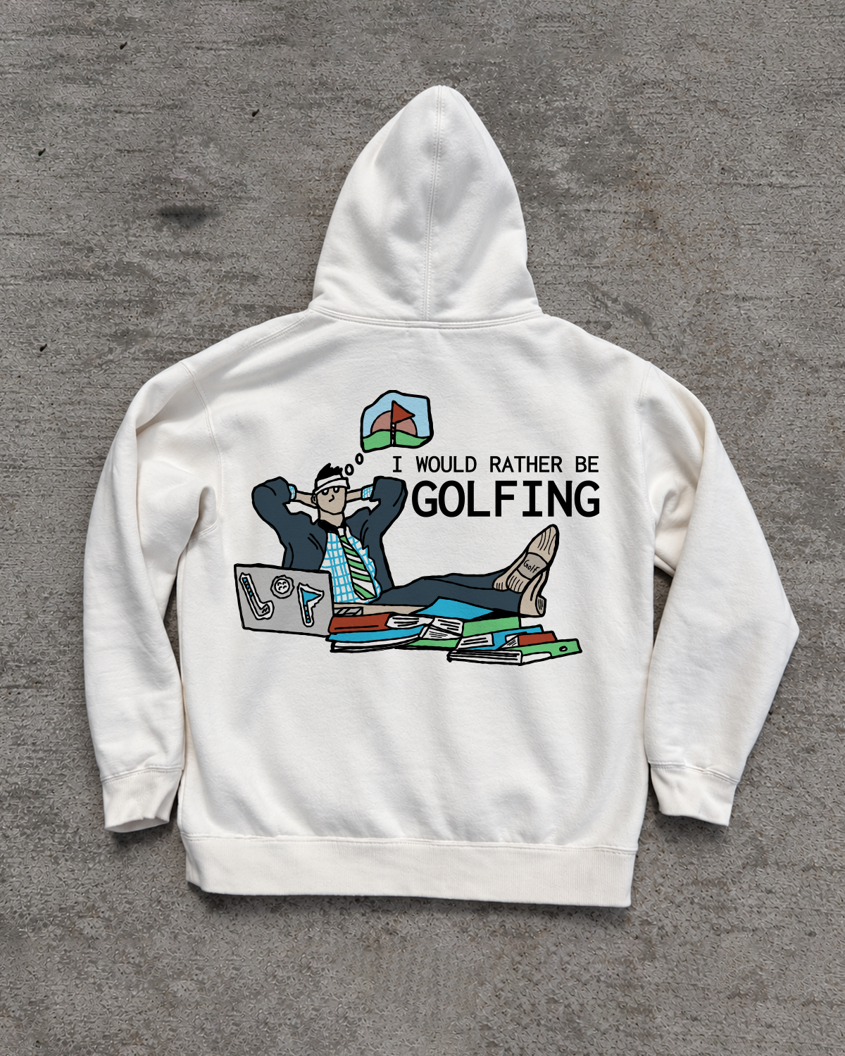 I would rather be golfing Hoodie