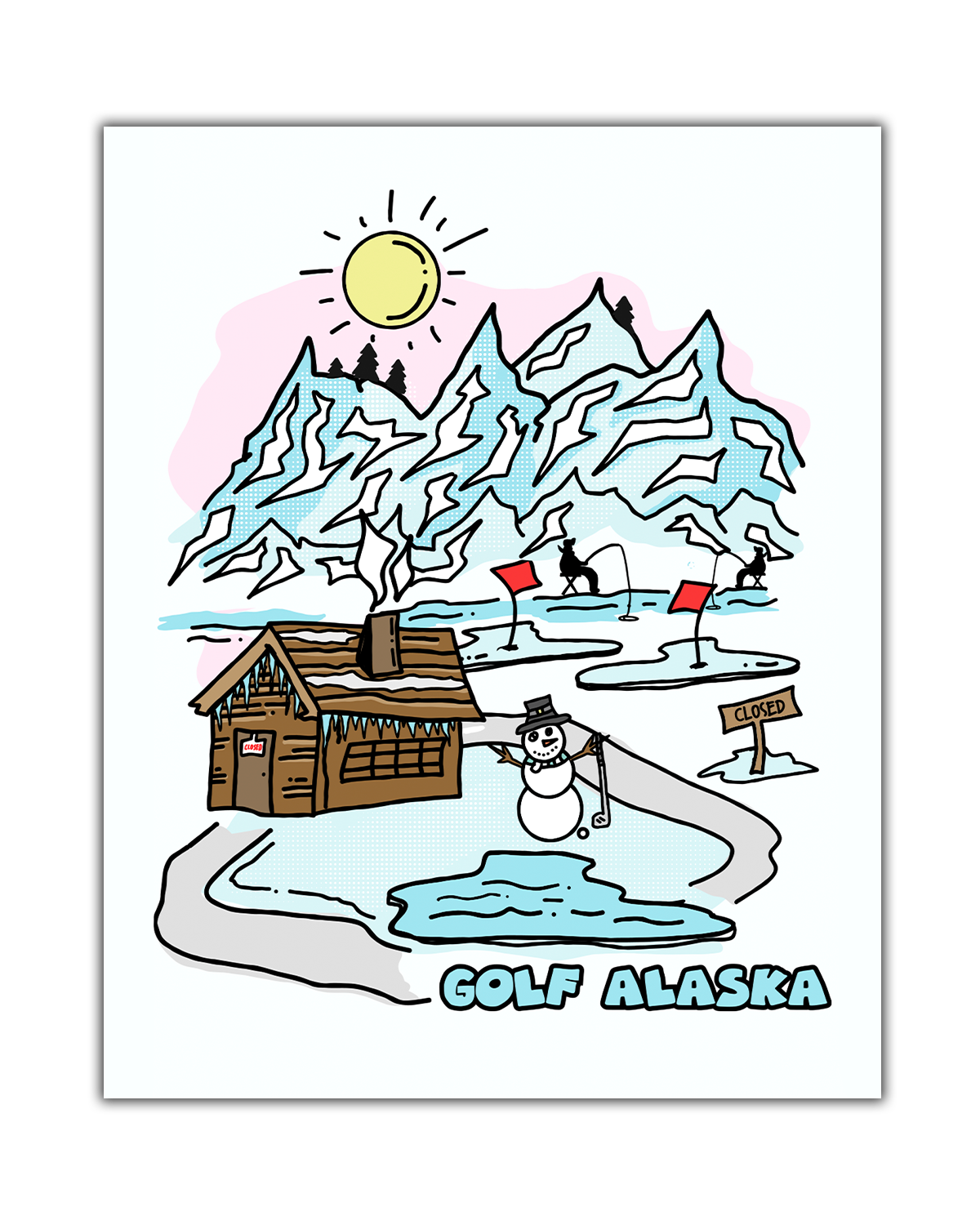 Golf Alaska Poster