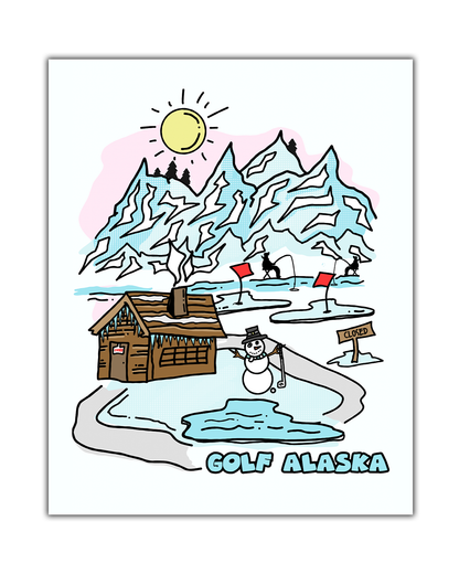 Golf Alaska Poster