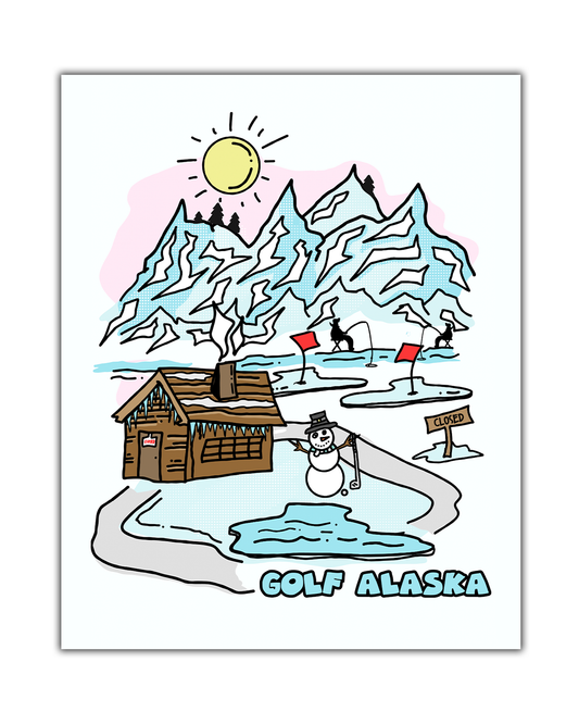 Golf Alaska Poster