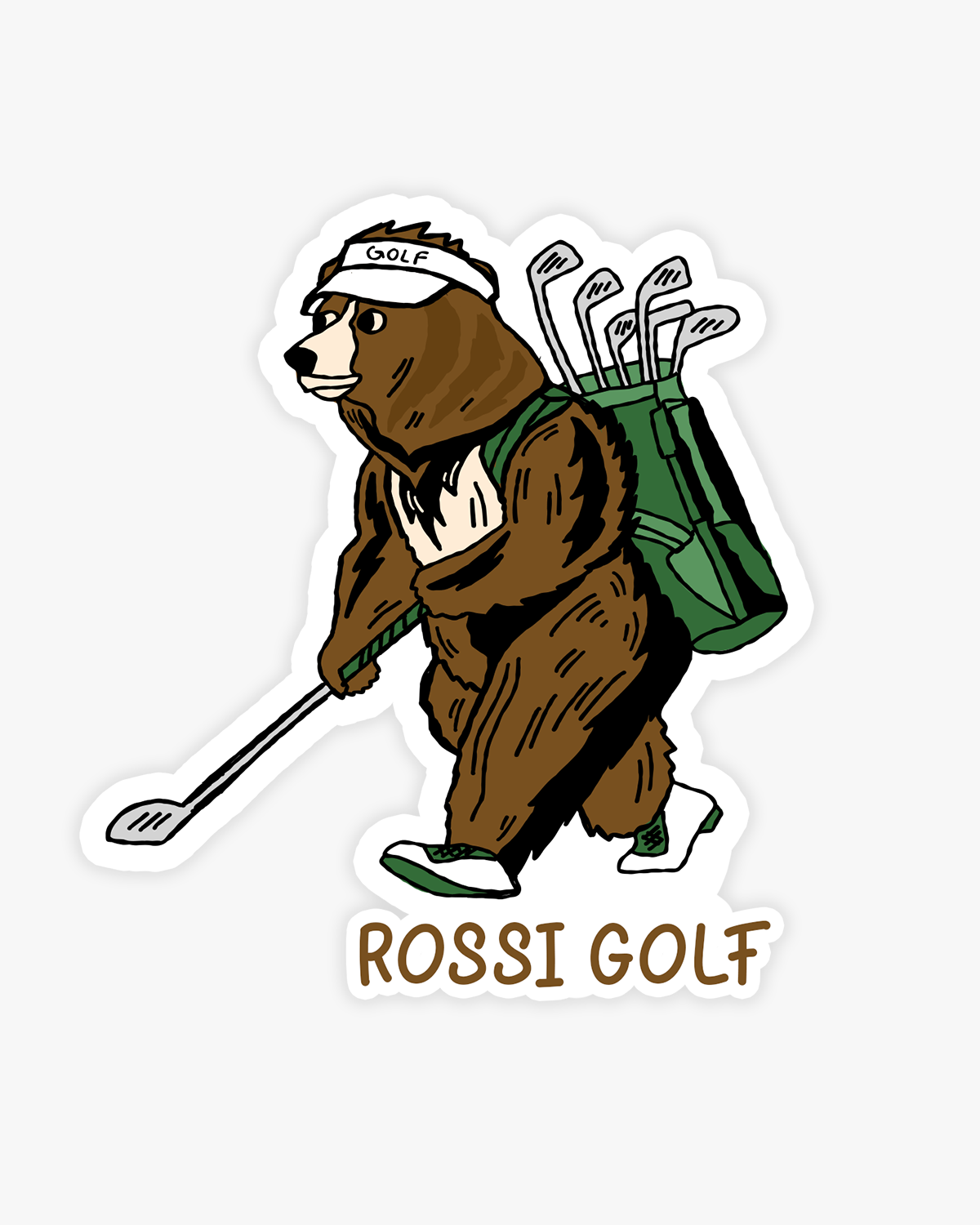Caddie Bear Sticker