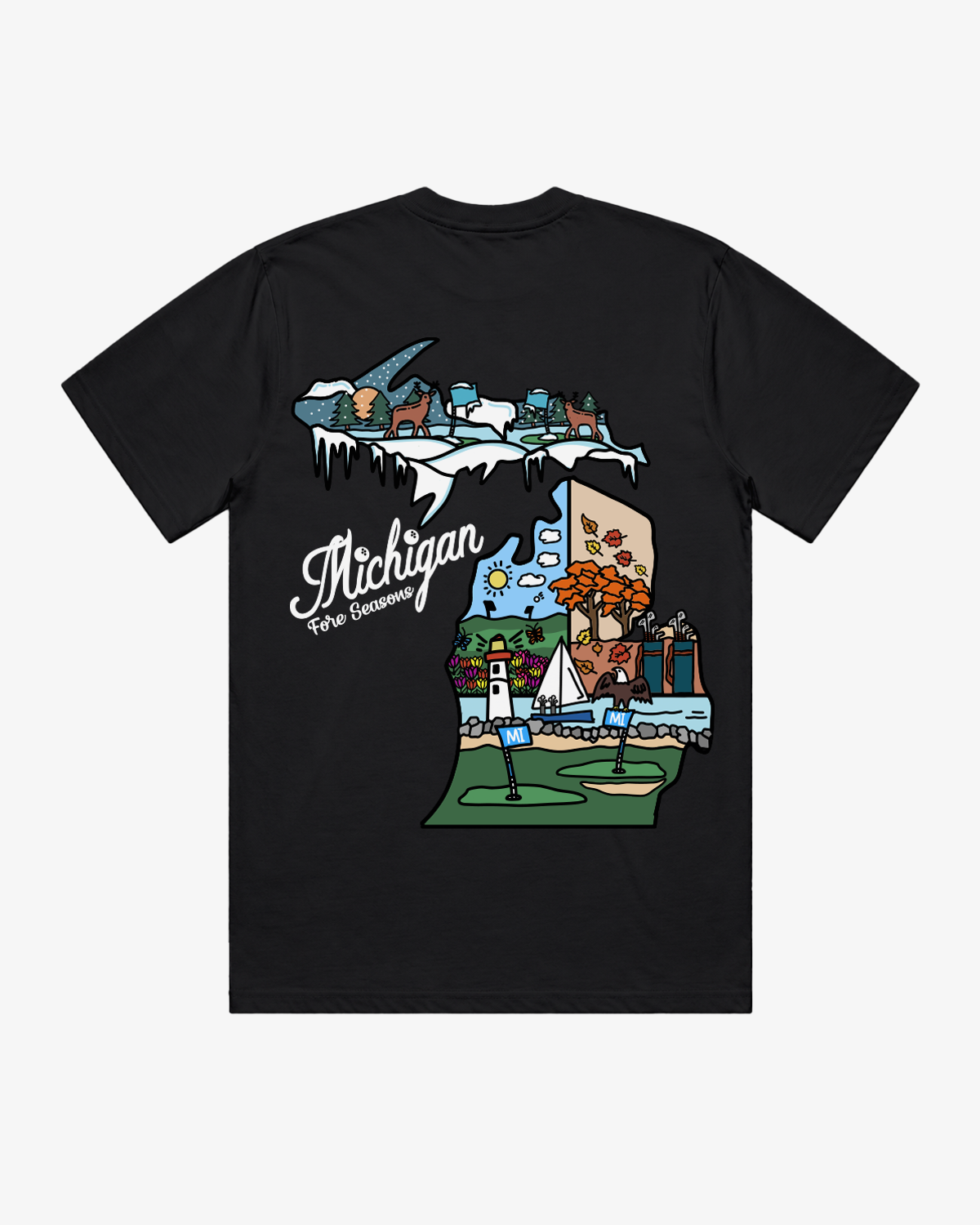 Rossi X Colt "Fore Seasons" Tee
