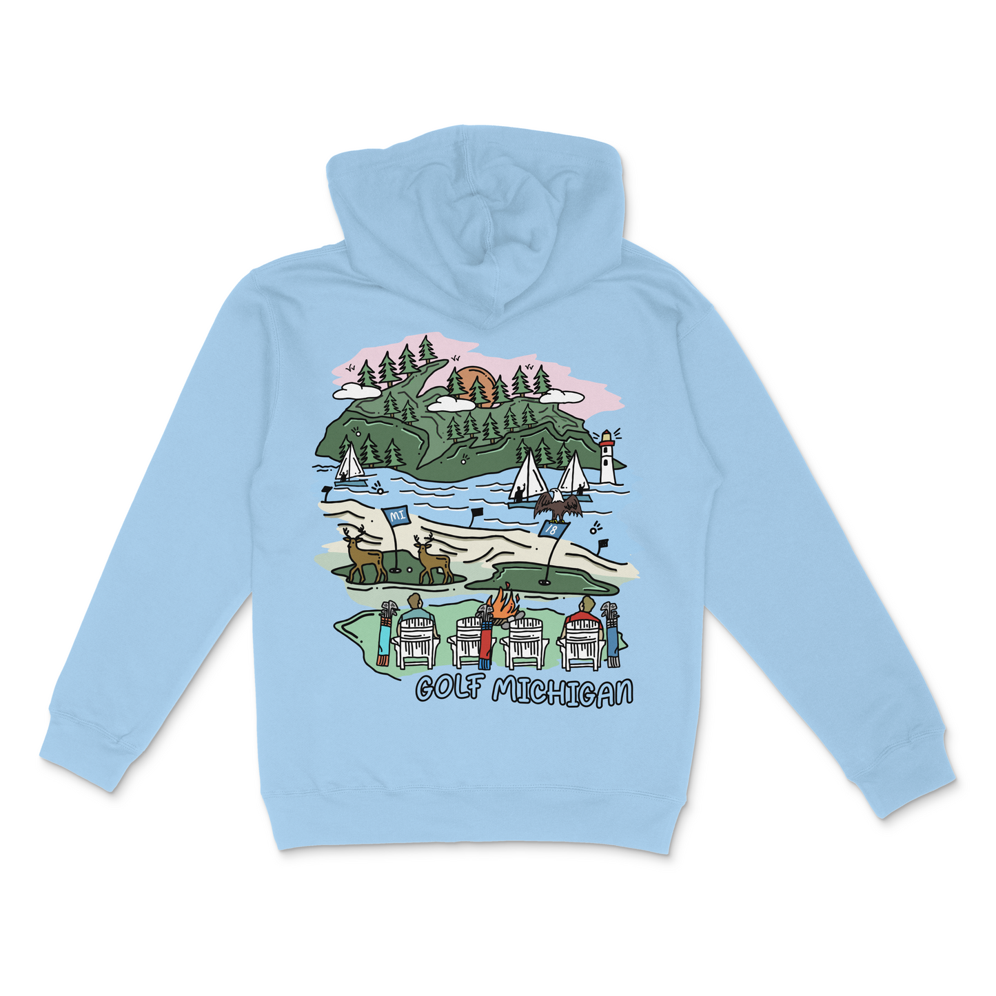 Golf Michigan Hoodie