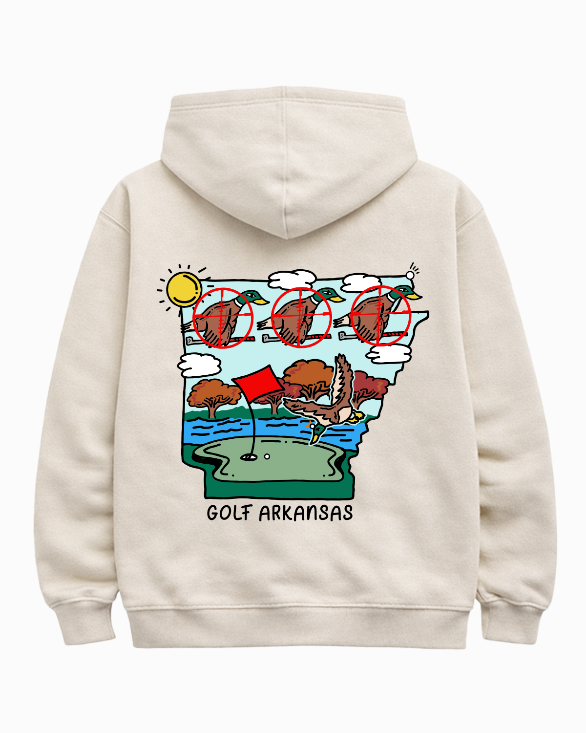 Golf Arkansas Hoodie
