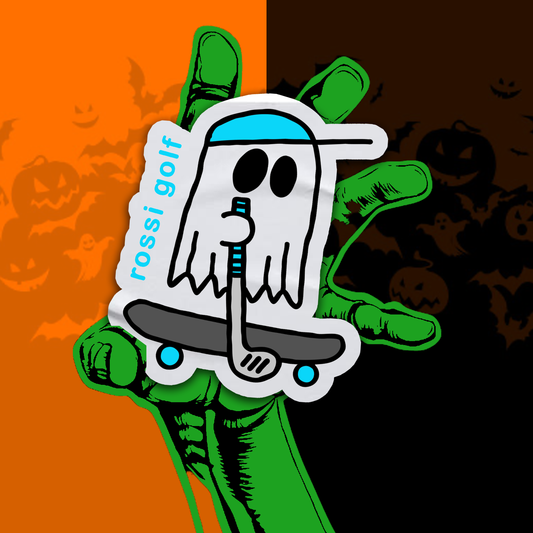 Skating Ghost Sticker