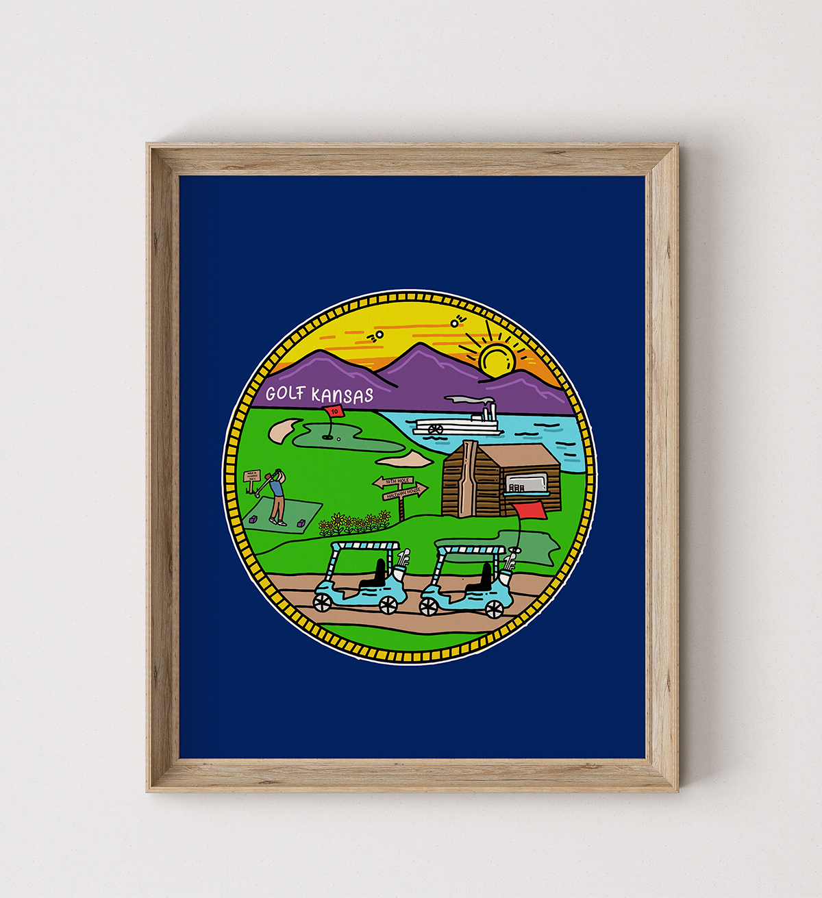 Golf Kansas Poster