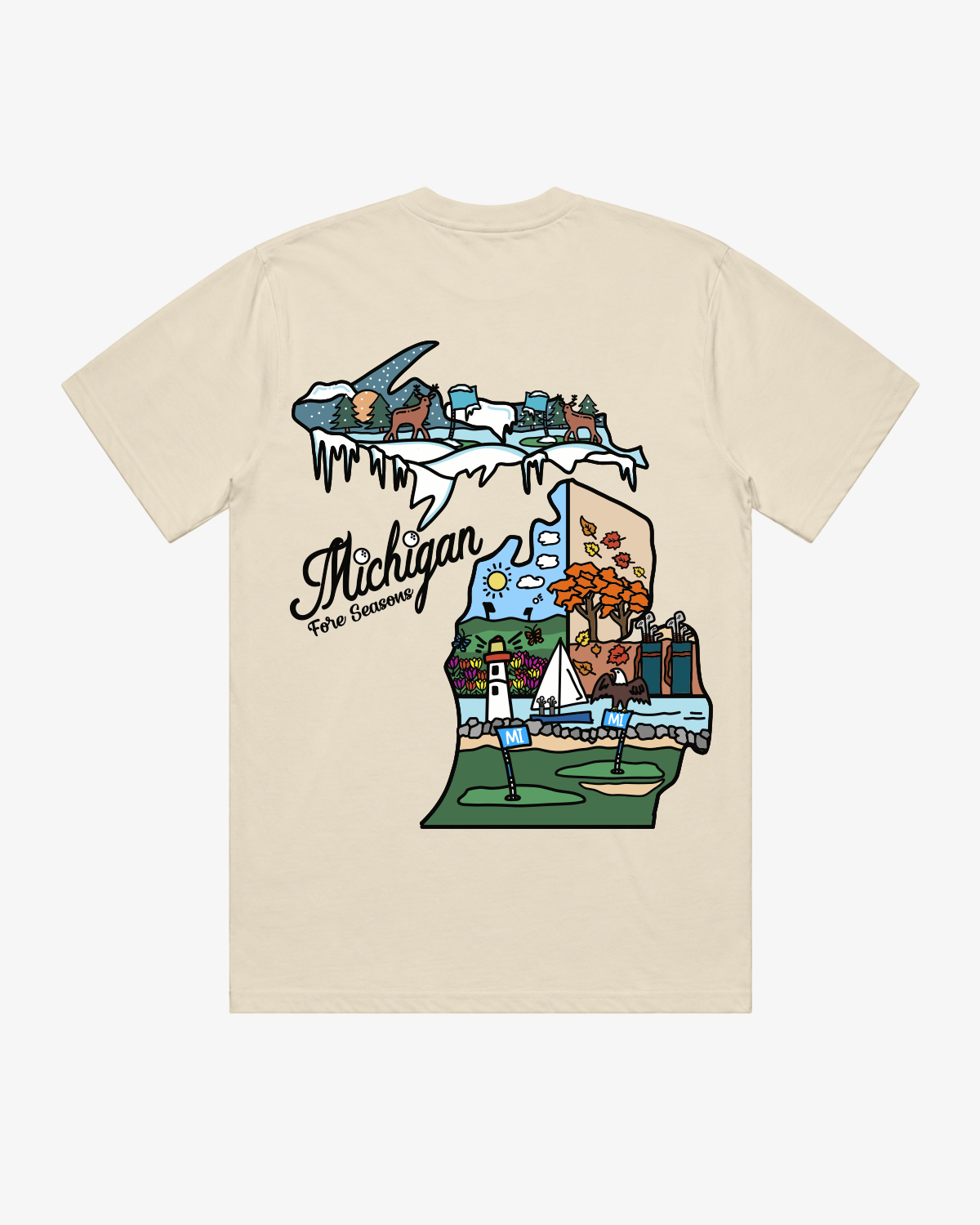 Rossi X Colt "Fore Seasons" Tee