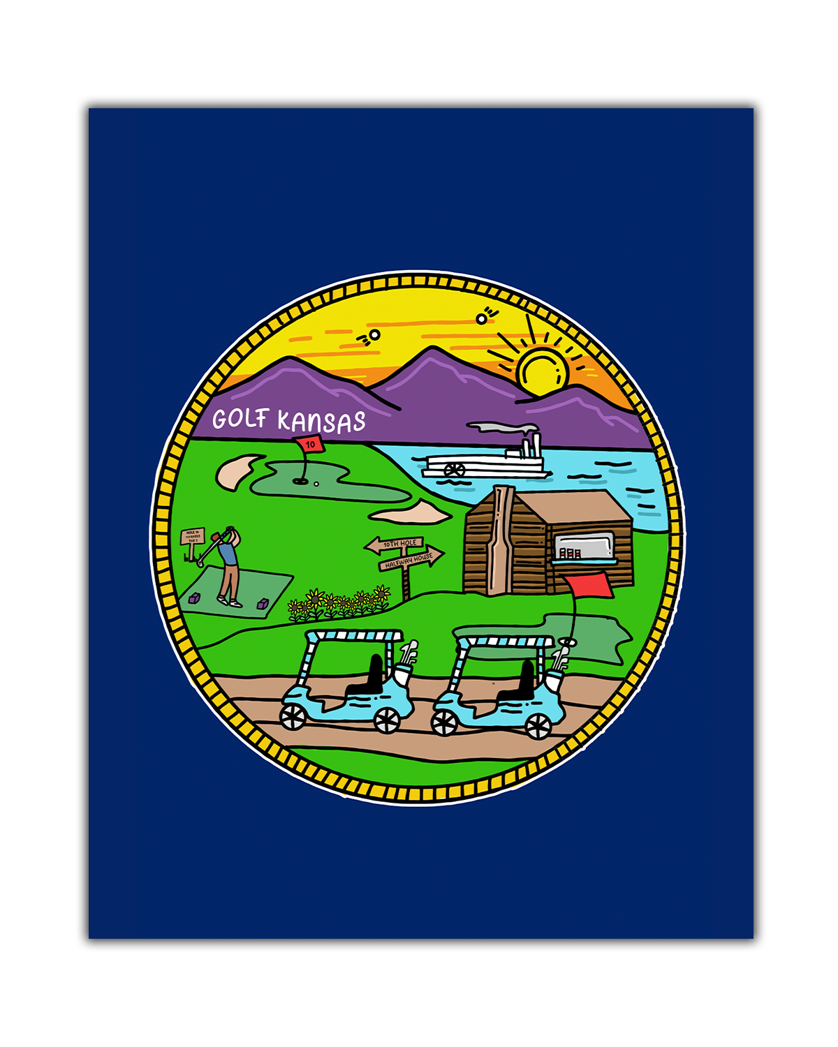 Golf Kansas Poster
