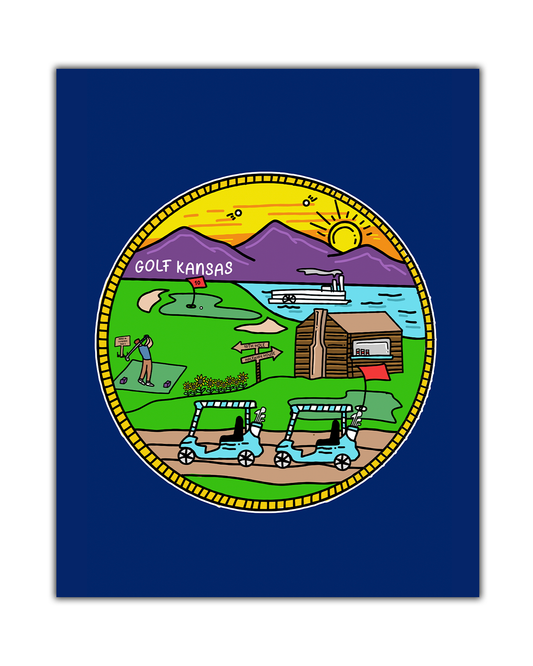 Golf Kansas Poster