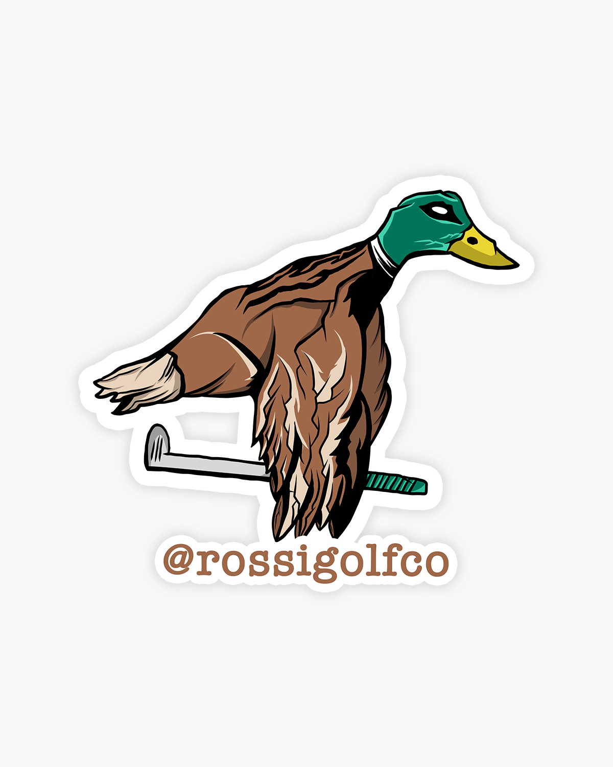 Duck Hook Sticker