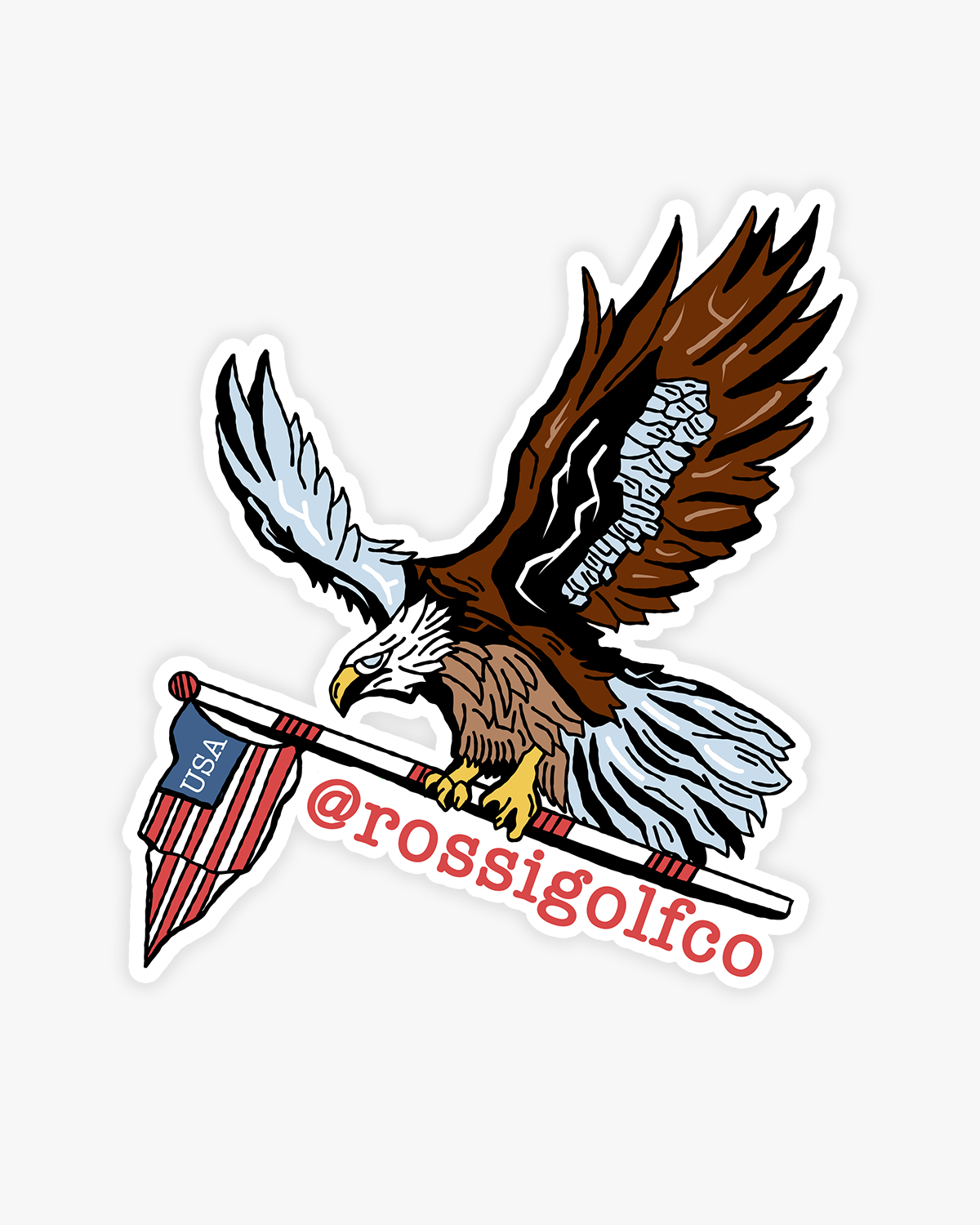 American Eagle Sticker