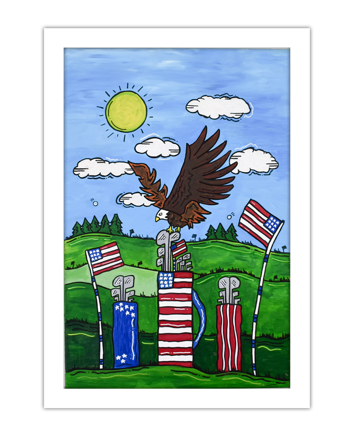 Eagle's Landing Painting
