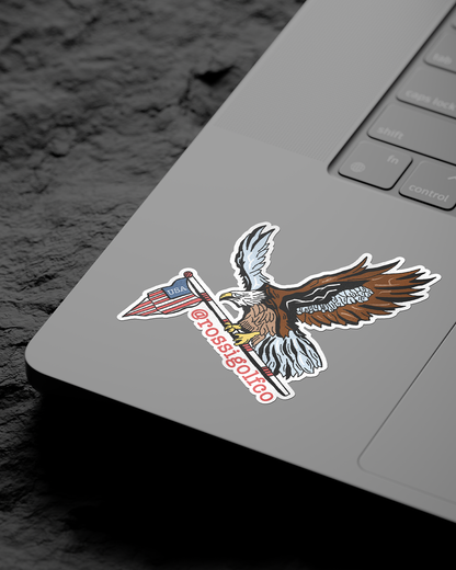American Eagle Sticker