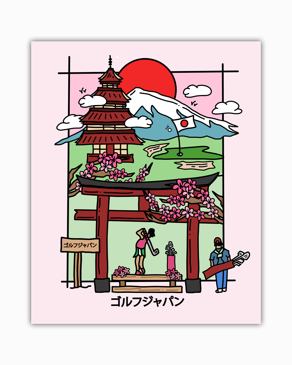 Golf Japan poster