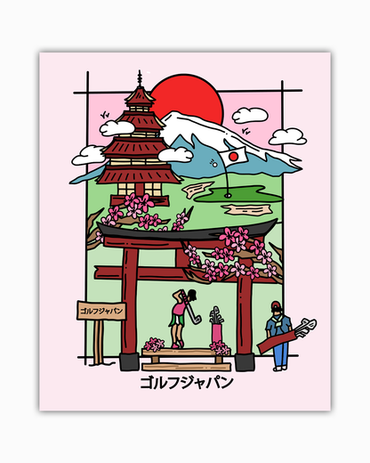 Golf Japan poster