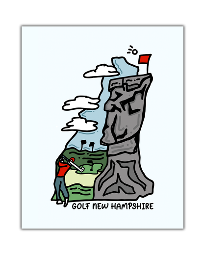 Golf New Hampshire Poster