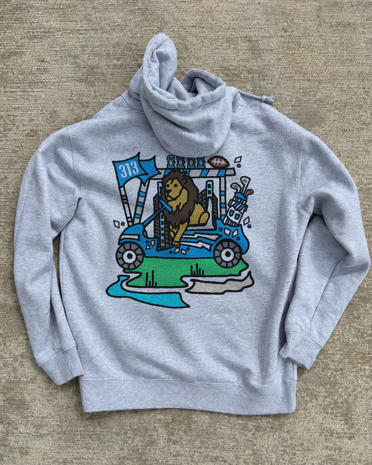 Cart Lion Hoodie