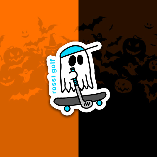 Skating Ghost Sticker