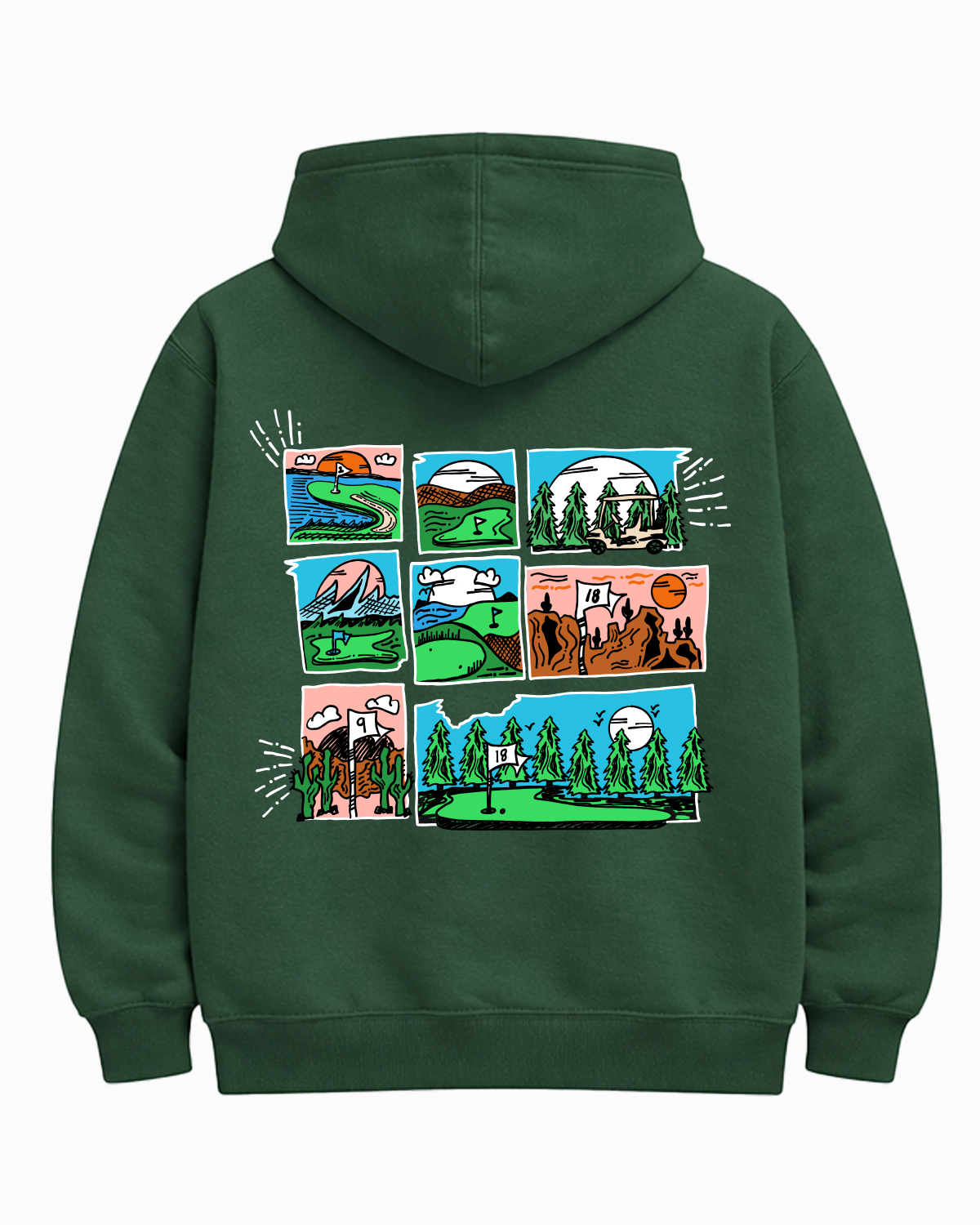 Golf Scenery Hoodie