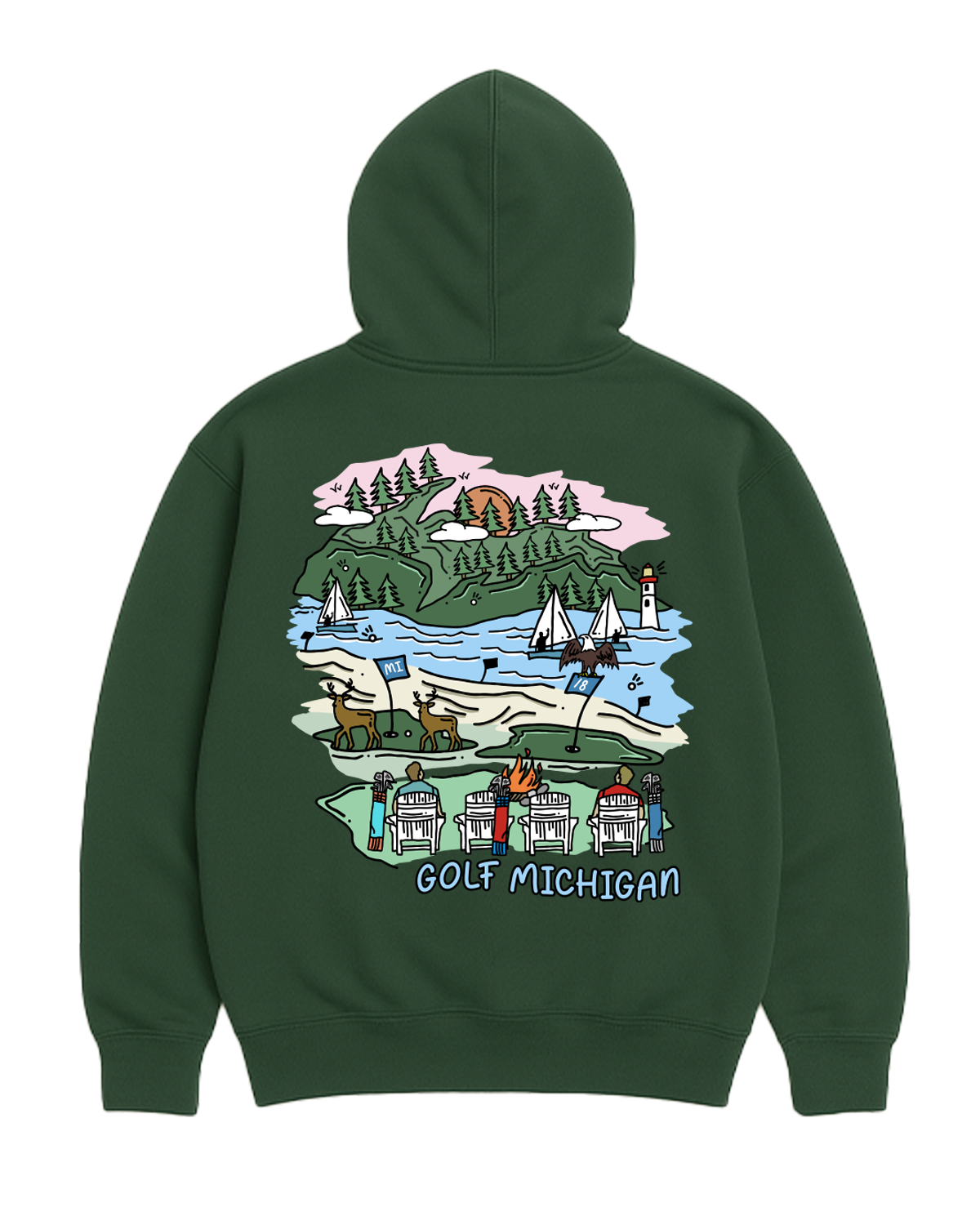 Golf Michigan Hoodie