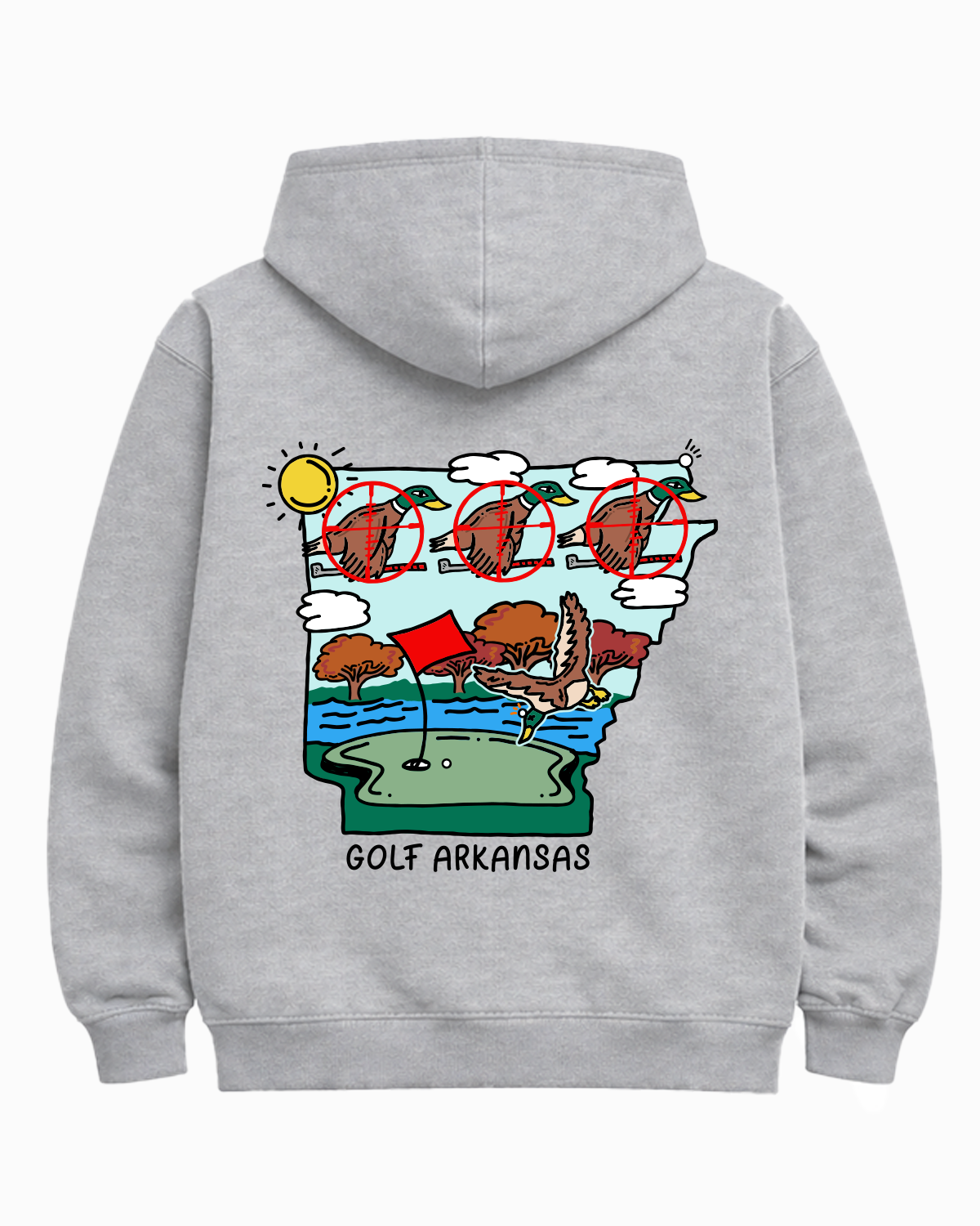 Golf Arkansas Hoodie