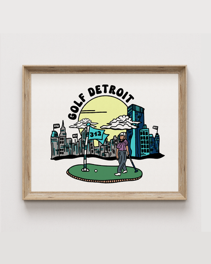 Golf Detroit Poster #3