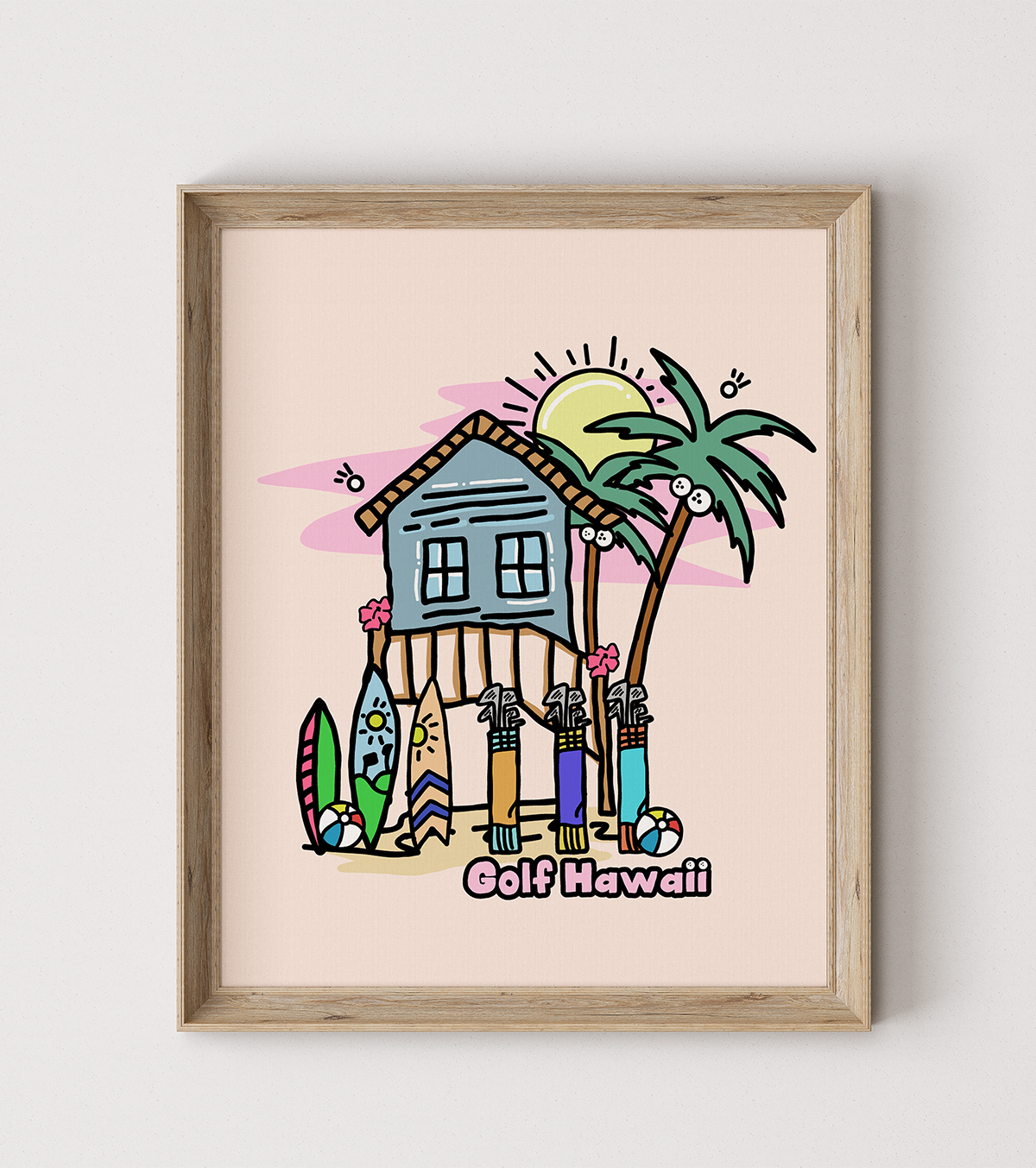Golf Hawaii Poster