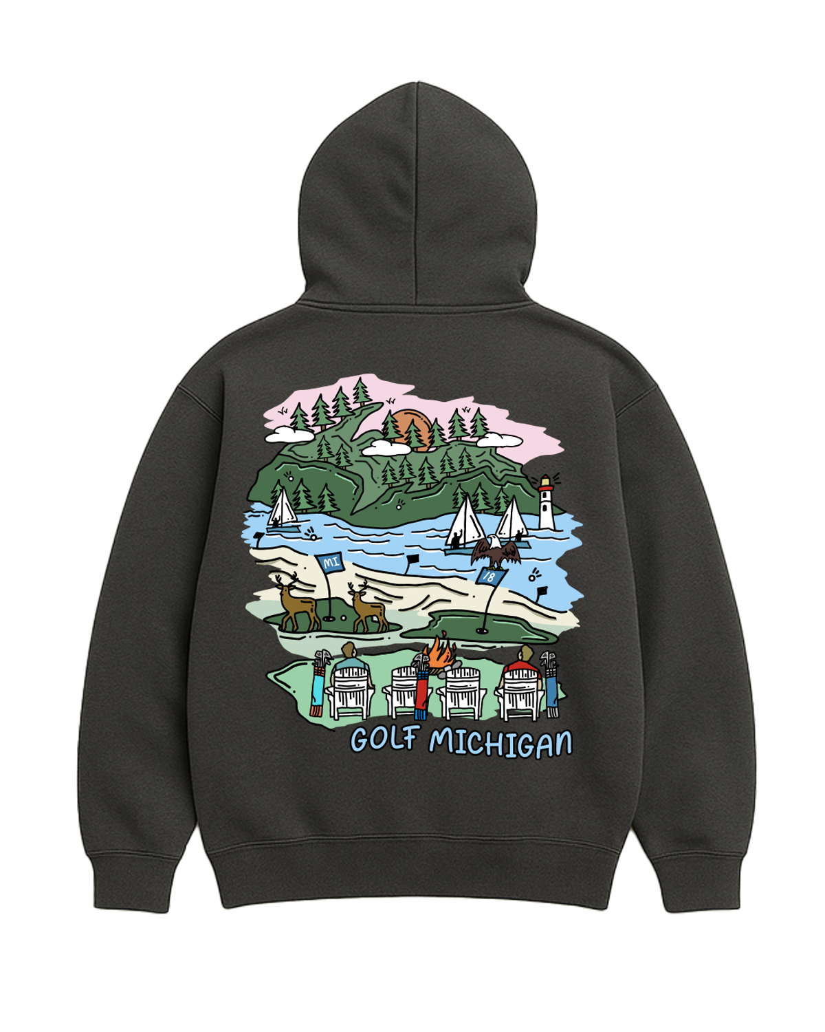 Golf Michigan Hoodie
