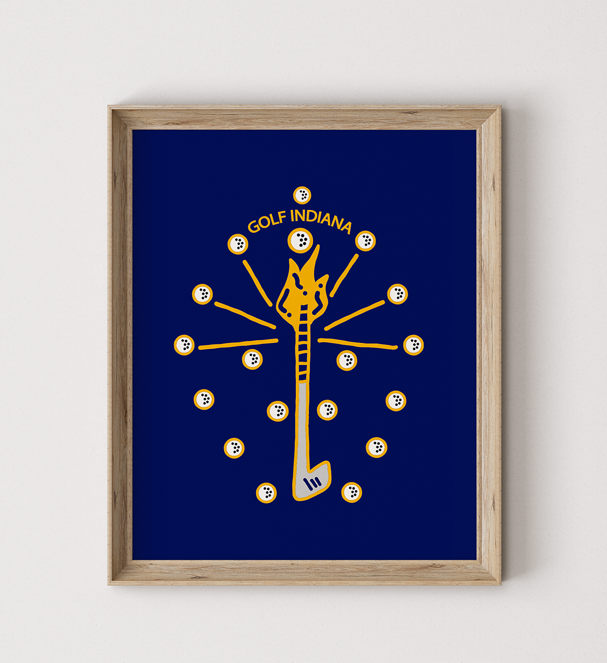 Golf Indiana Poster